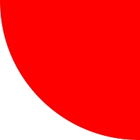 Podlahová značka před dveře – červená, 120 × 120 cm